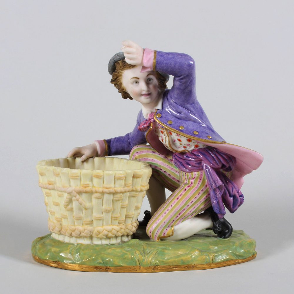 Minton 282 Figure Man With Basket