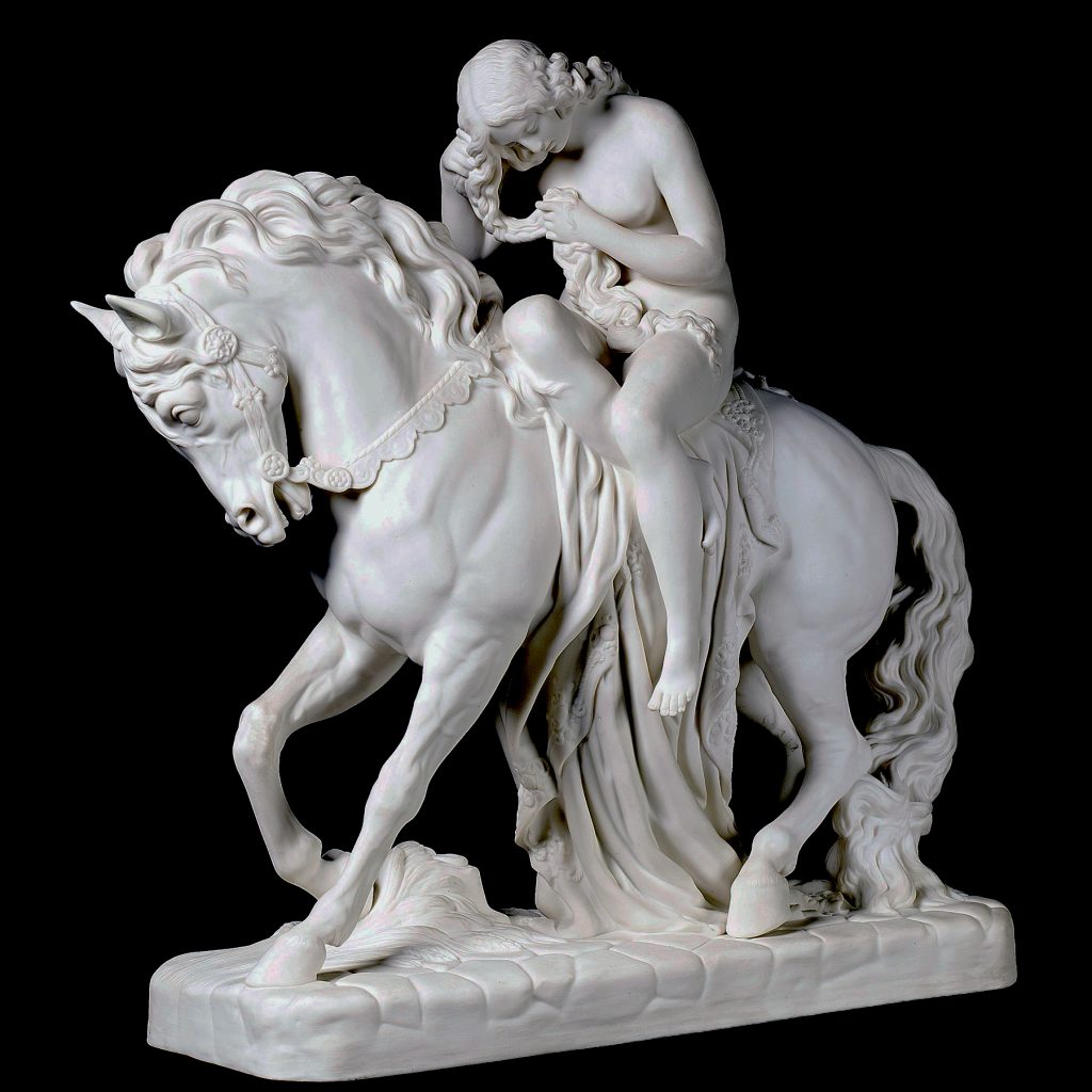 Minton 383 Parian Group Lady Godiva