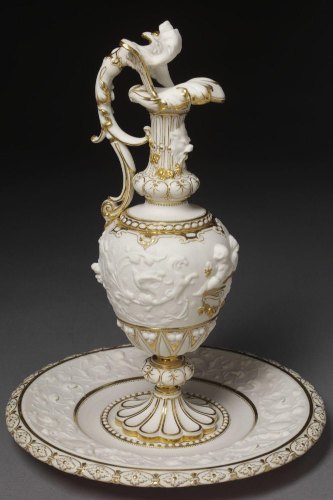 Minton 472 Parian Ewer