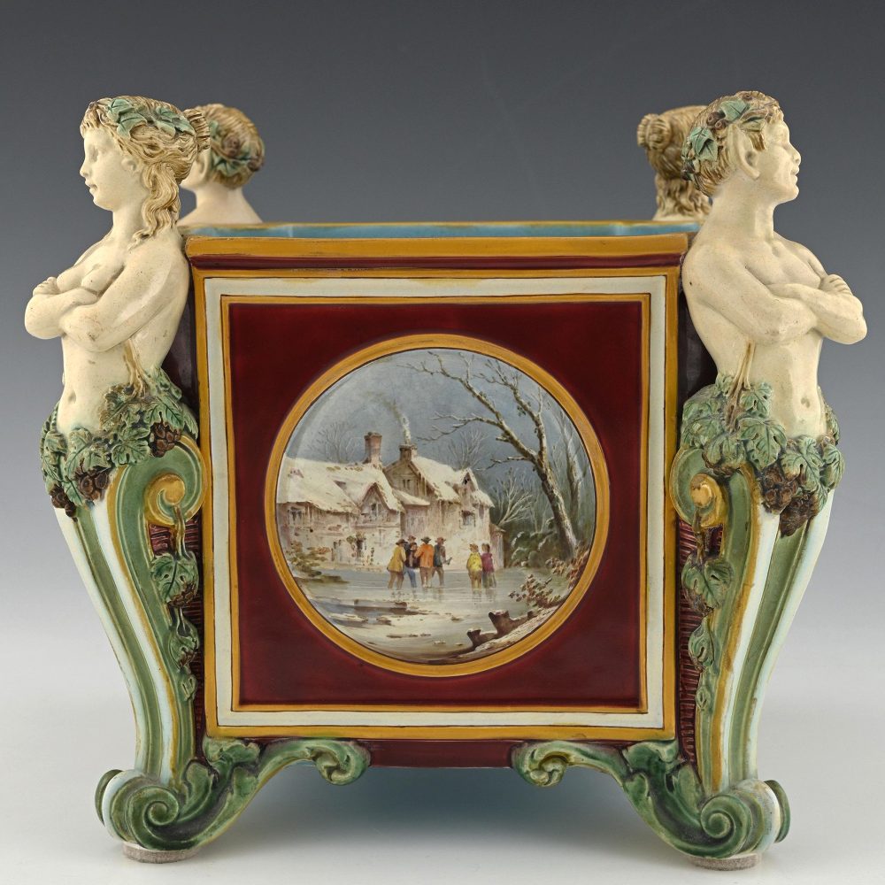 Minton 602 Majolica Jardaniere