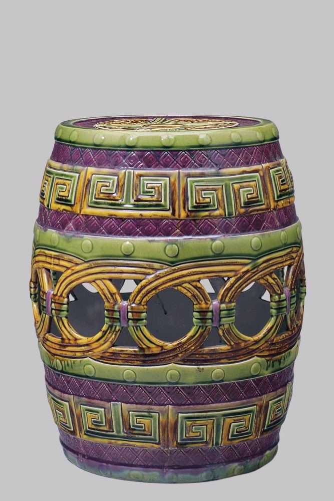 Minton 772 Majolica Garden Seat
