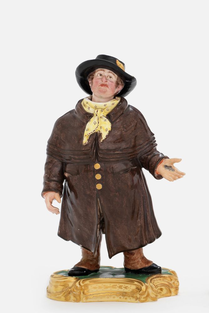 Minton 81 Porcelain Nodder Figure Of Coachee