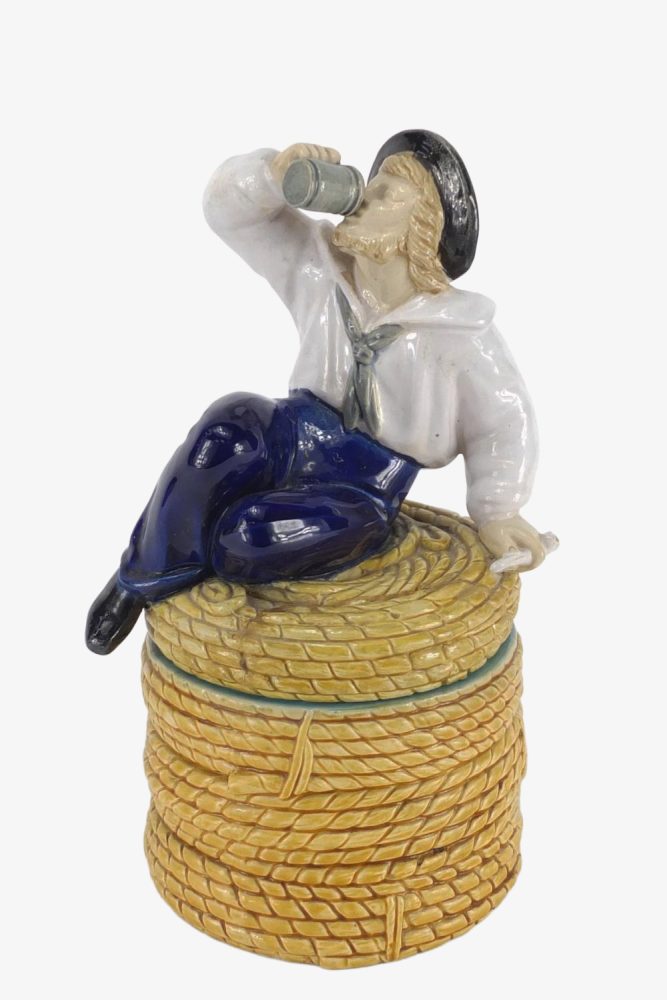 Minton Majolica Tobacco Pot 716