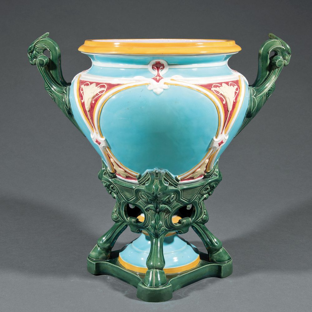 Minton 1009 Majolica Jardiniere