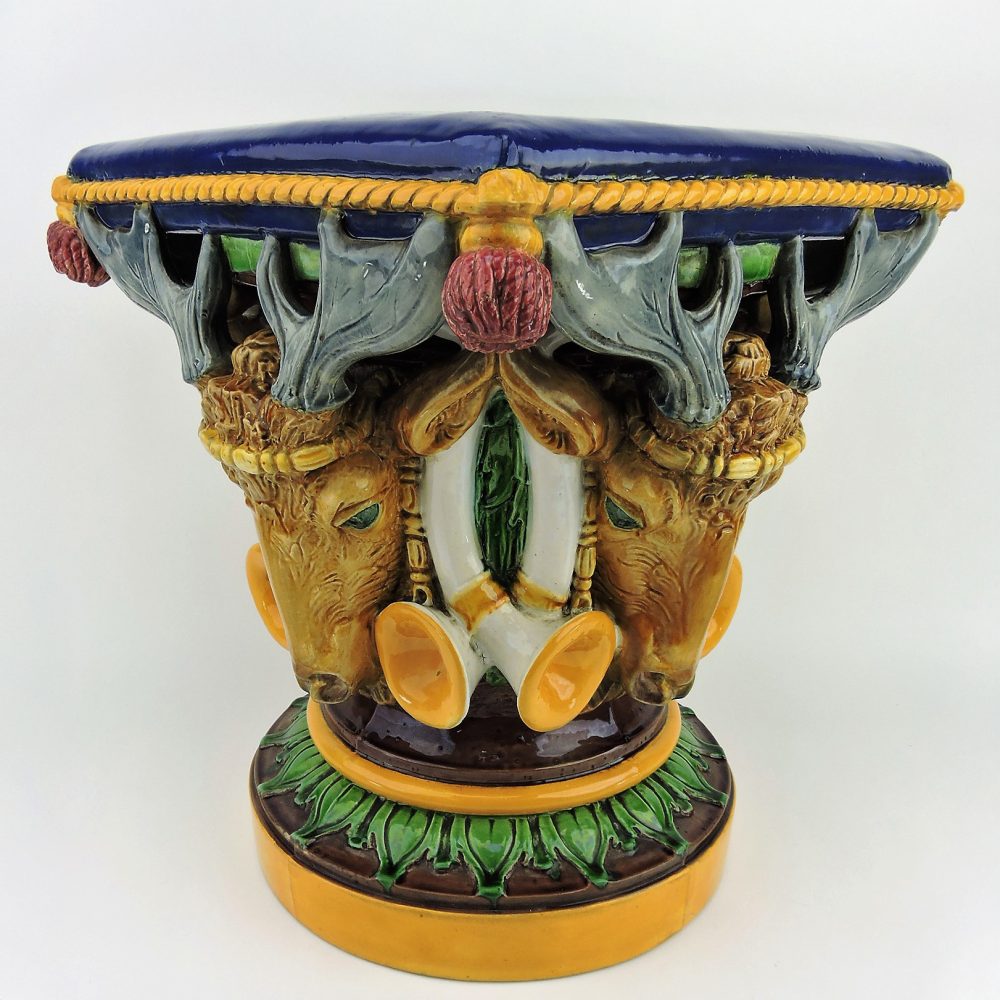 Minton 1661 Majolica Garen Seat
