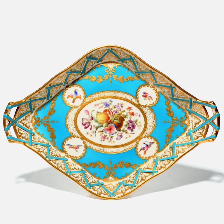 Minton 438 Sevres Style Tray Lozenge Shaped