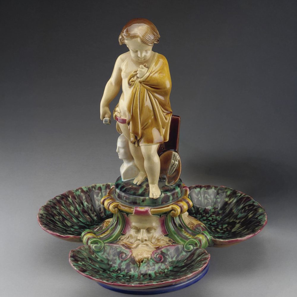 Minton 906 Cherub Sweetmeat Dish Allegory Of Art