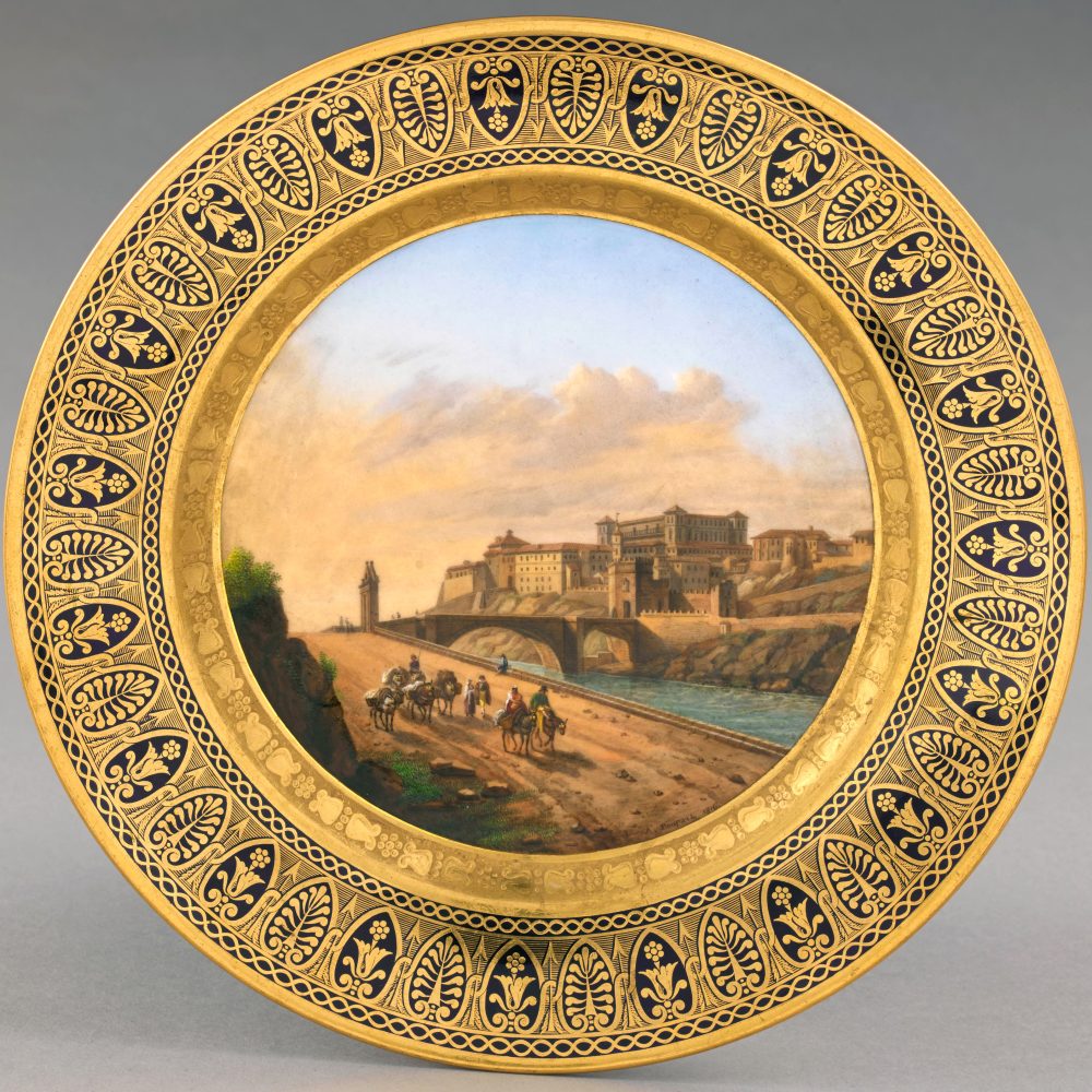 Sevres Plate From Service Des Vues Diverses Tolede