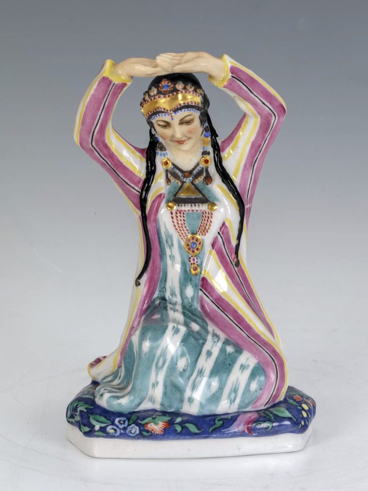 Soviet Porcelain Figure Eastern Dance By Natalya Danko
