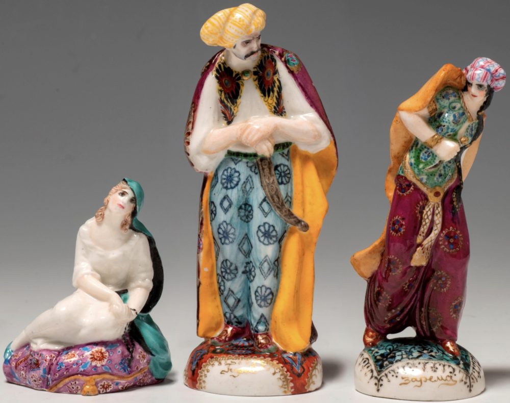 Soviet Porcelain Figure Giray Zarema And Maria By Danko