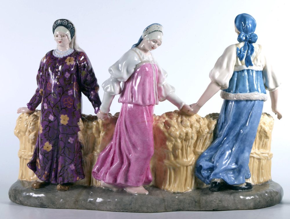Soviet Porcelain Figure Russian Dancers 1 By Danko
