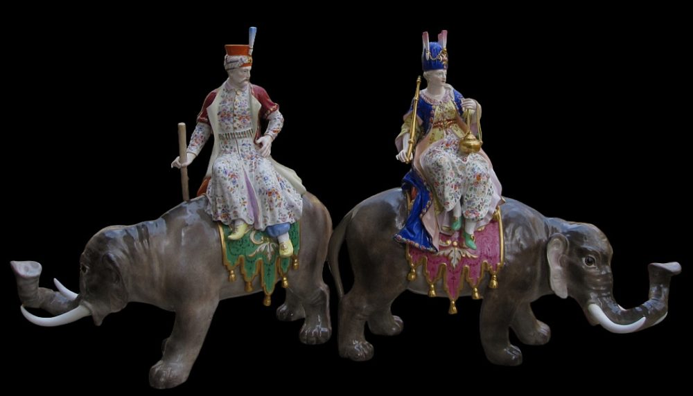 Meissen 188 Persians On Elephants