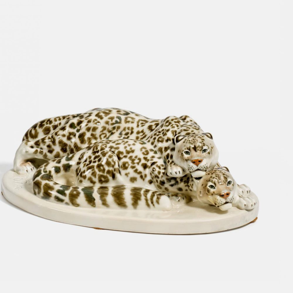 Meissen C233 Snow Leopards