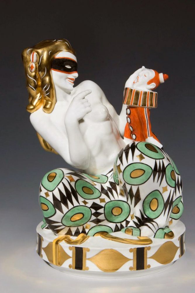 Meissen C299 Odaliske And Harlequin