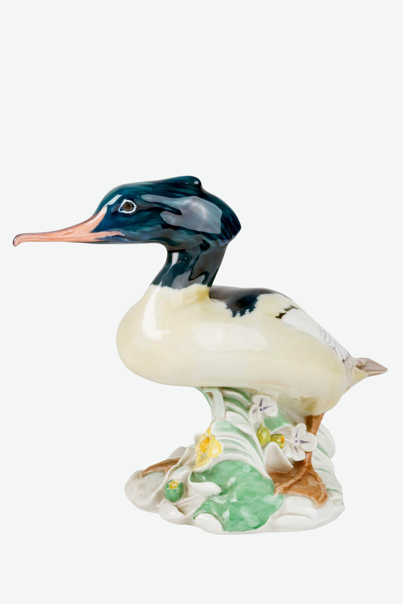 Meissen D206 Red Breasted Merganser By Paul Zeiller