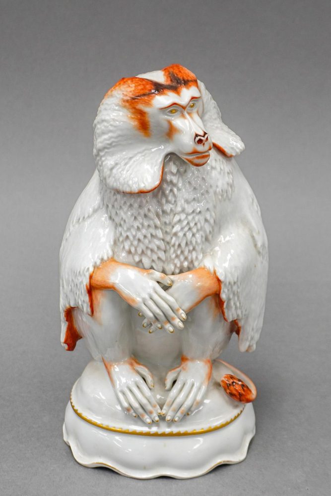 Meissen H255 Hamadryas Baboon