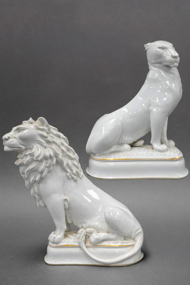 Meissen H266 H267 Lions