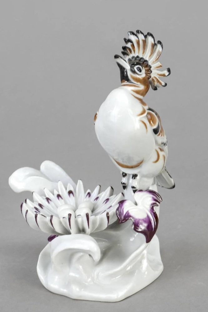 Meissen H296 Hoopoe With Nest