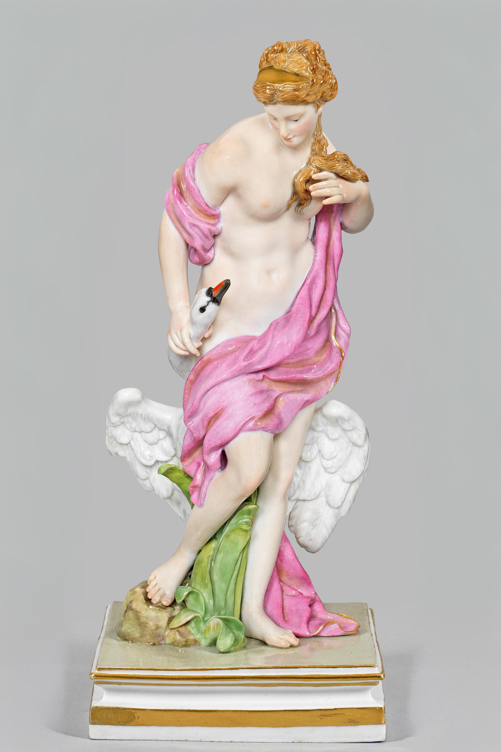 Meissen H44 Figure Leda And Swan