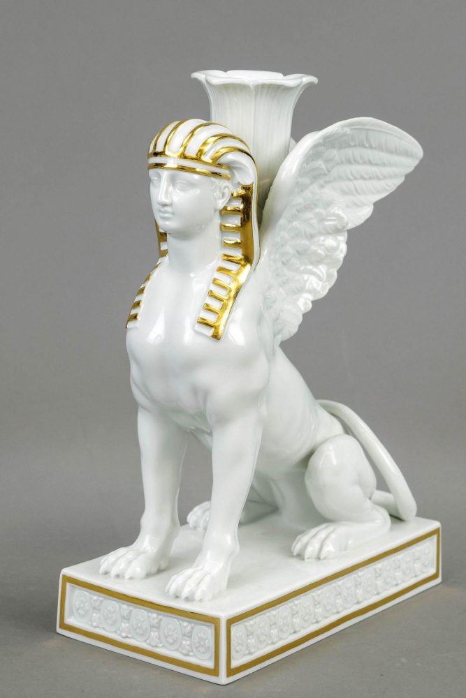 Meissen J85 Sphinx Candleholder