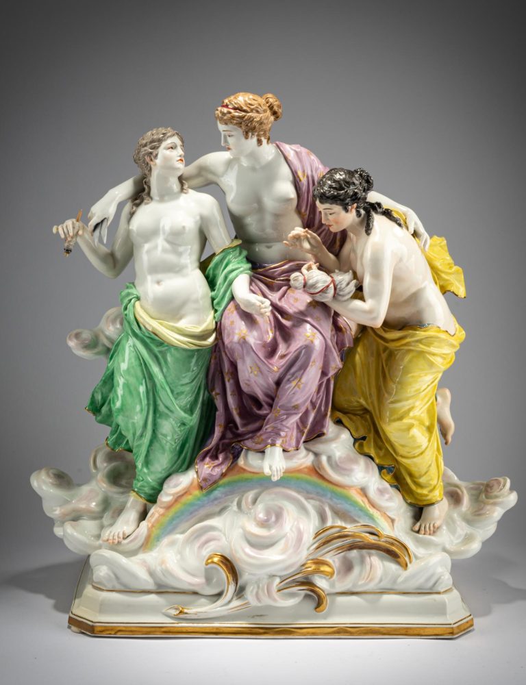 Meissen O126 X Figural Group Three Fates