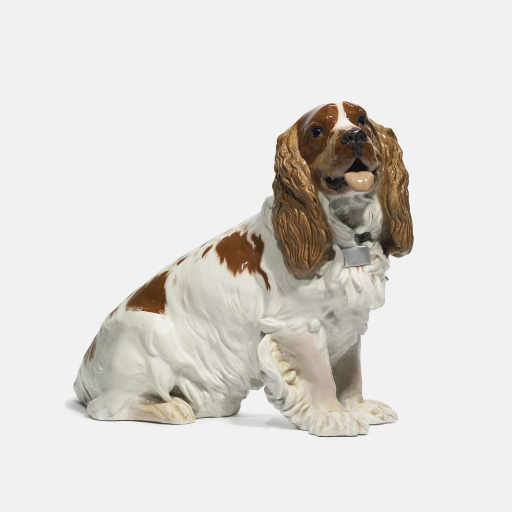 Meissen V158 Large Cocker Spaniel Sitting