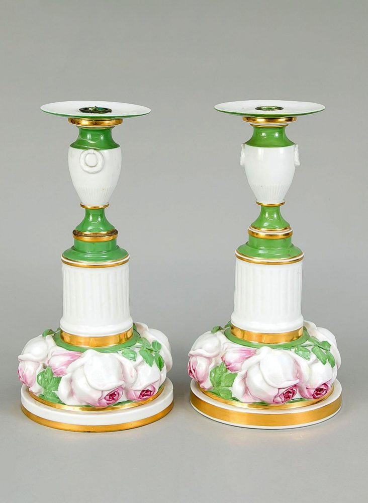 Meissen X150 Rose Candleholder