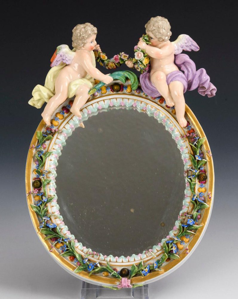 Meissen Z78 Cupids Mirror