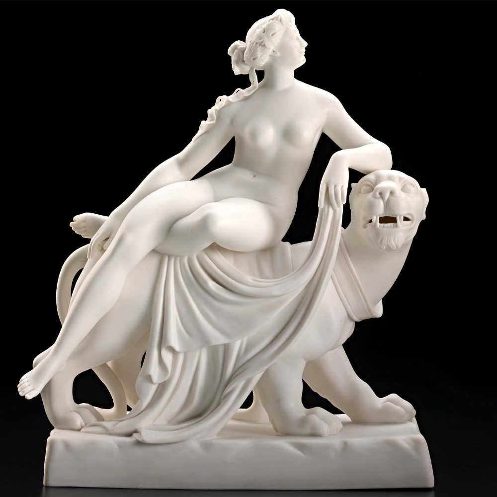 Minton 163 Parian Figural Group Ariadne