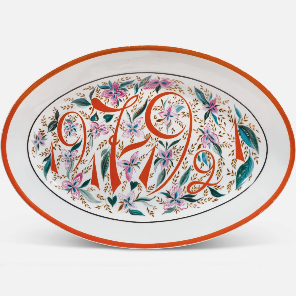 Soviet Porcelain Platter 1917 1921 By Radonich
