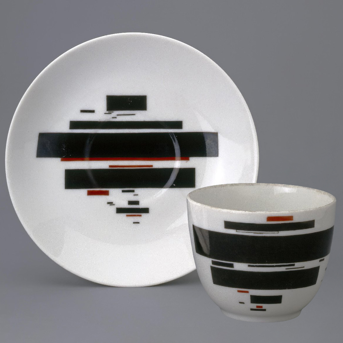 Soviet Porcelain Suprematism Cup And Saucer By Suetin 21