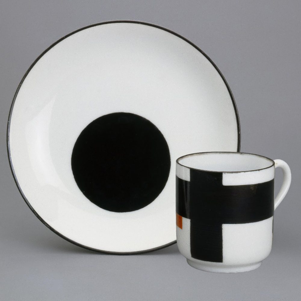 Soviet Porcelain Suprematism Cup And Saucer By Suetin 28
