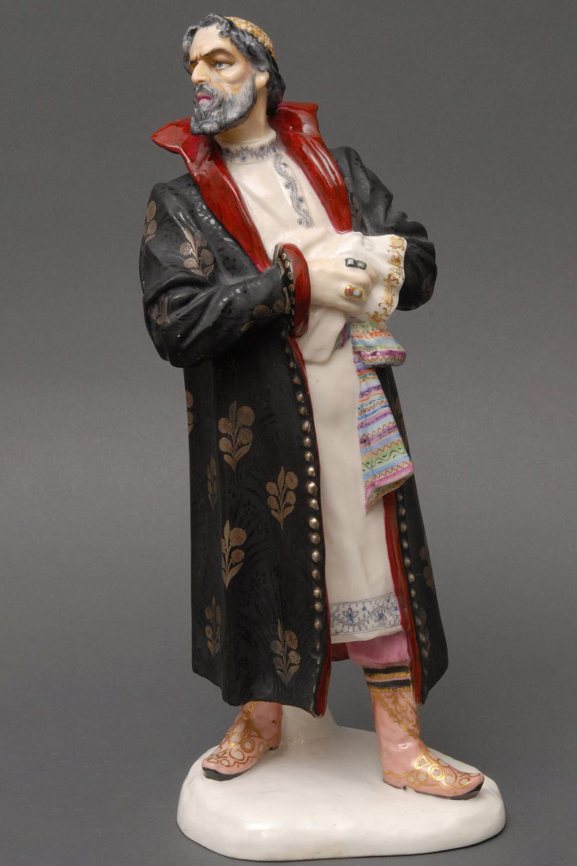 Soviet Porcelain Figure Shaliapin As Godunov By Troupiansky