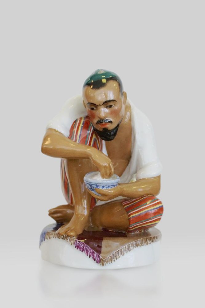 Soviet Porcelain Figure Uzbek By Boris Yakovlev 1936