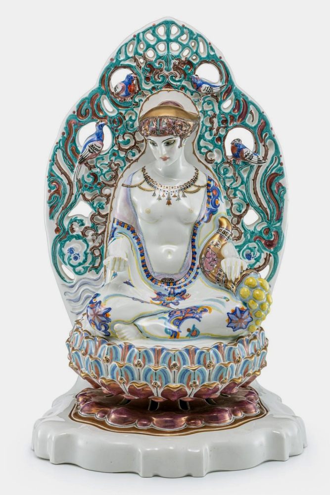 Kpm 10591 Figure Madonna By Hermann Hubatsch