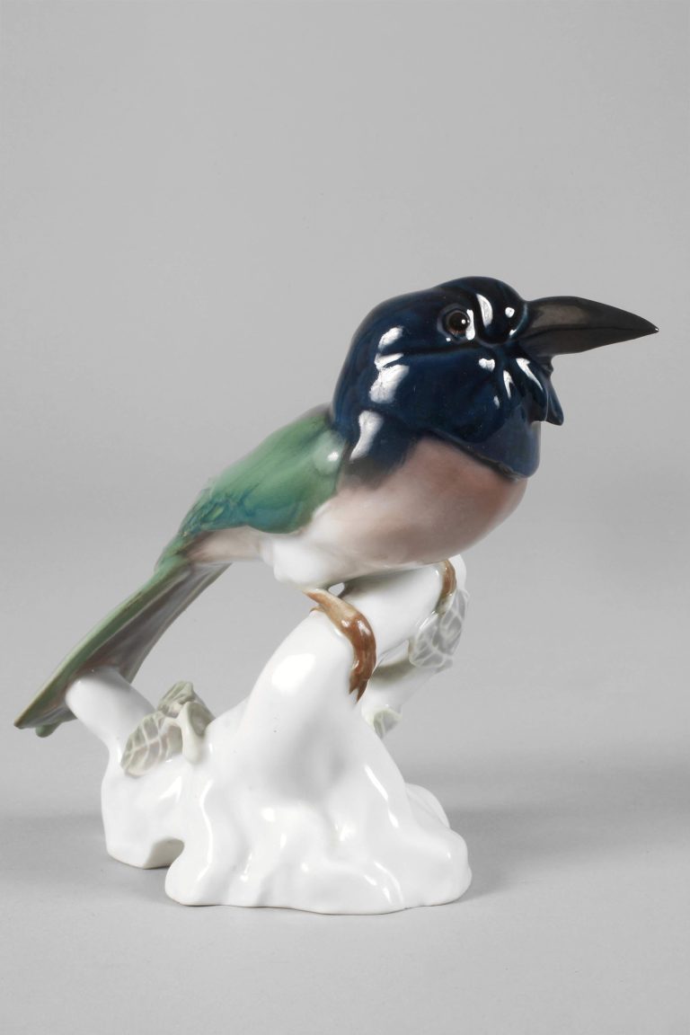 Kpm 11450 Figure Green Jay By Edmund Otto