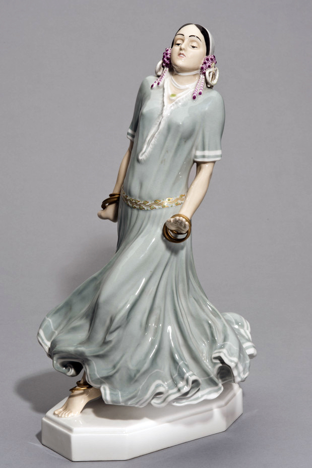 Kpm 9192 Figure The Dancer Ruth Saint Denis By Hermann Hubatsch