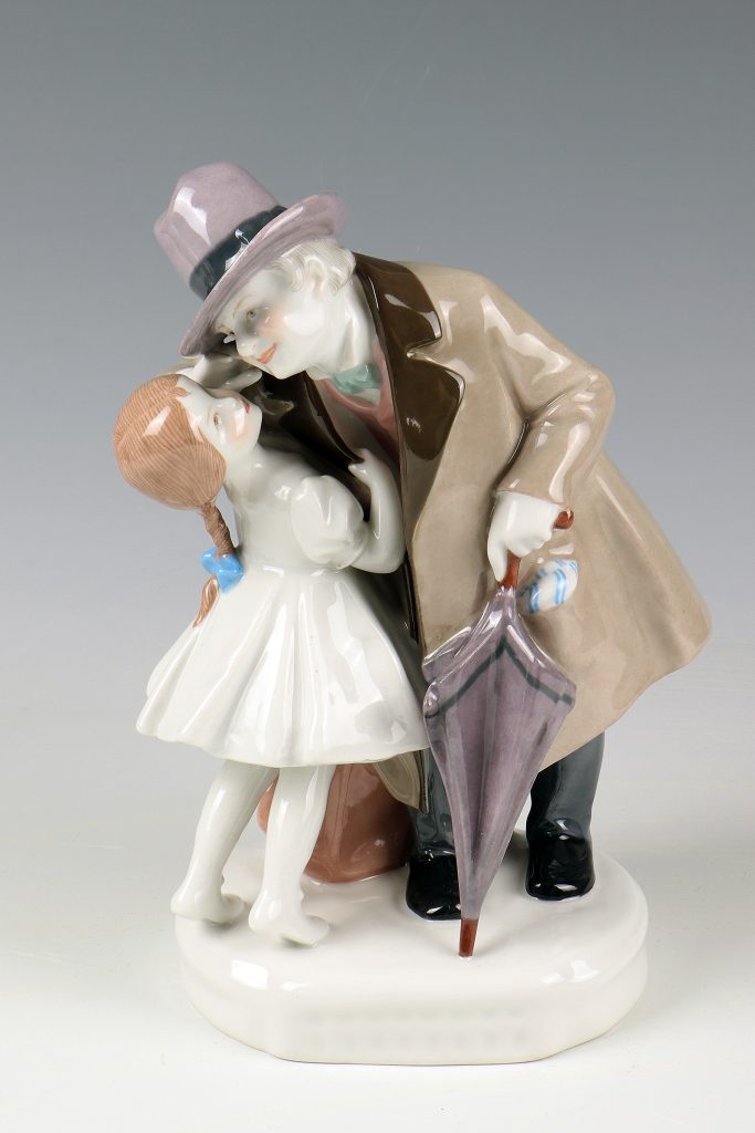 Kpm 9600 Figural Group The Uncle