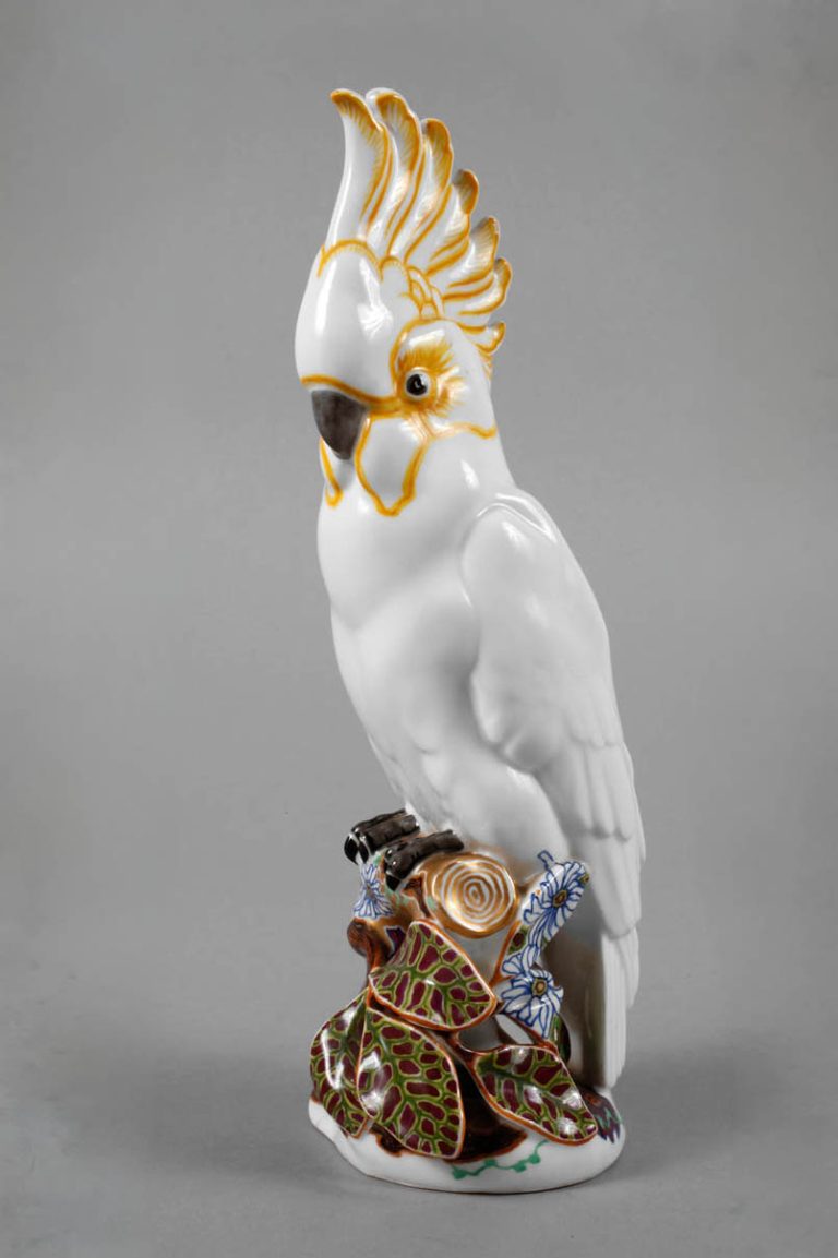 Kpm 9721 Figure Of Cockatoo By Edmund Otto