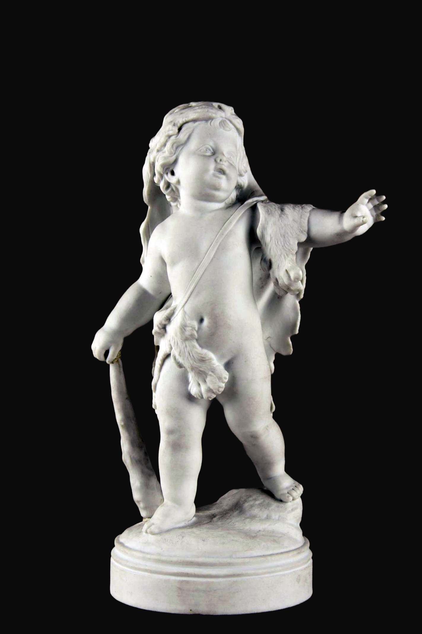 Russian Imperial Porcelain Factory Figure Boy Hercules By Spiess