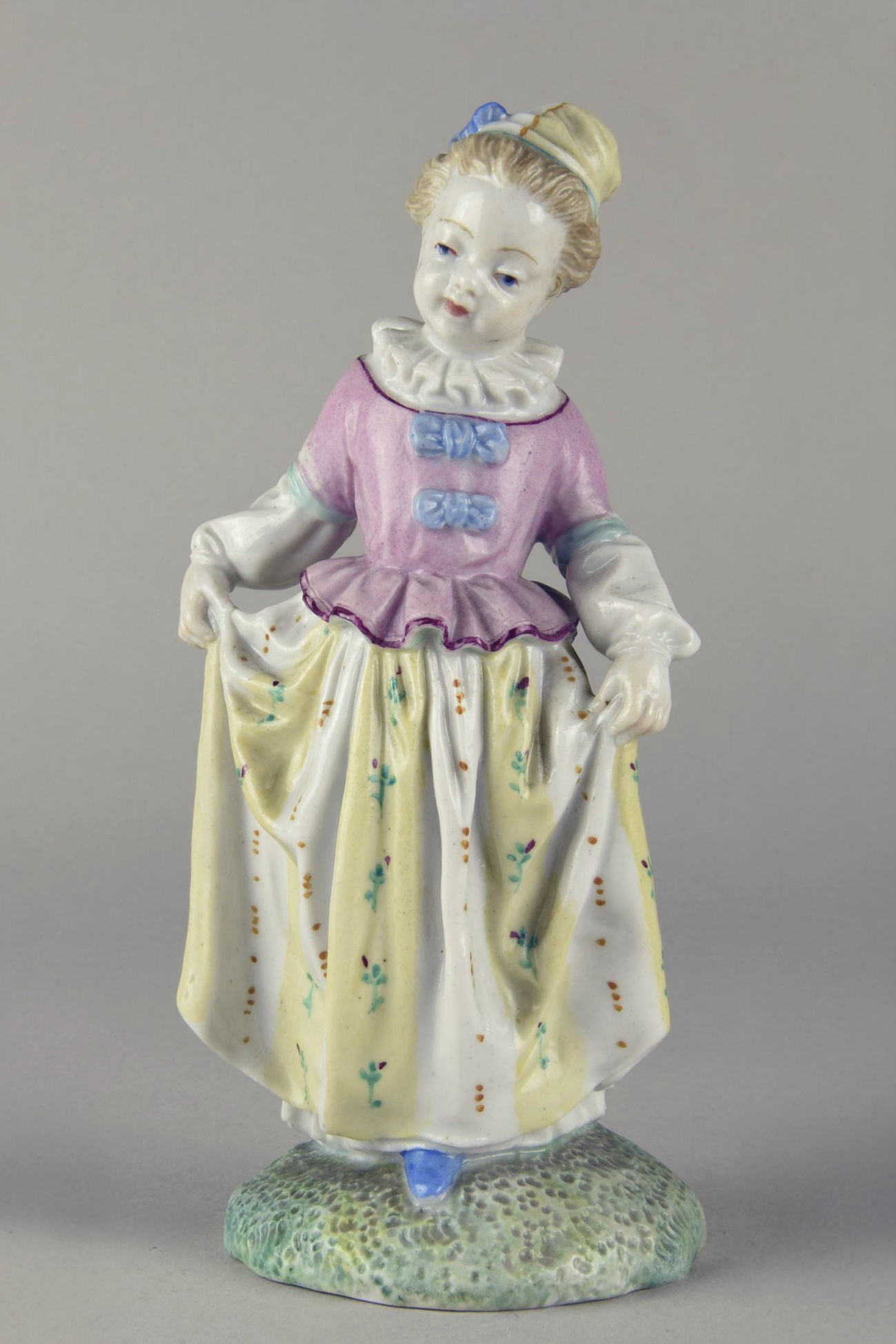 Russian Imperial Porcelain Factory Figure Of Columbine By Spiess