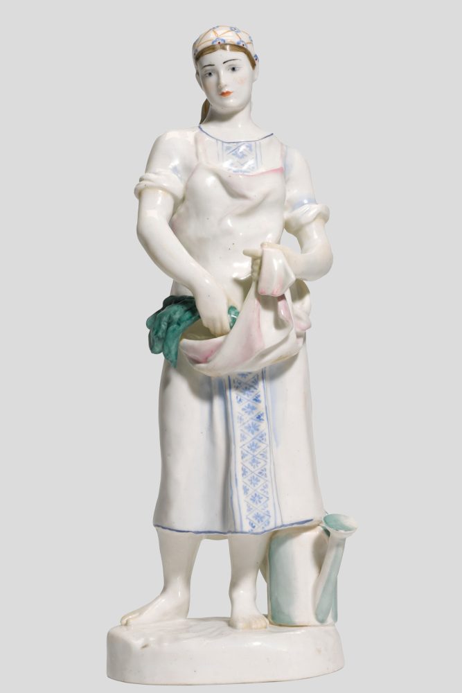 Soviet Porcelain Figure By Matveev Ogorodnitsa