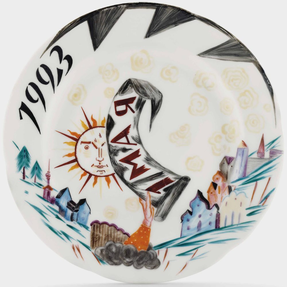 Soviet Propaganda Porcelain Plate May 1st By Gromov