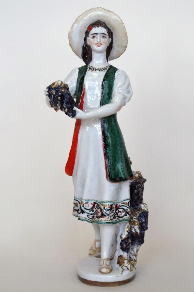 Soviet Porcelain Figure Georgian Woman Velikhova