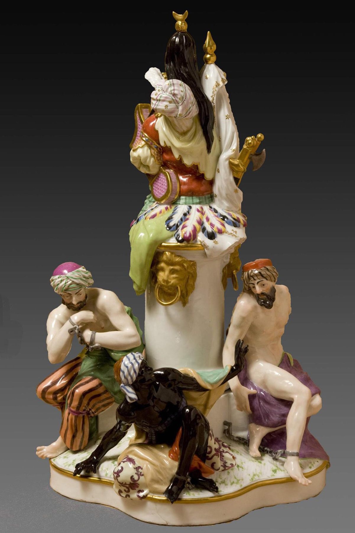 Kpm Russian Figural Group War Trophies 4