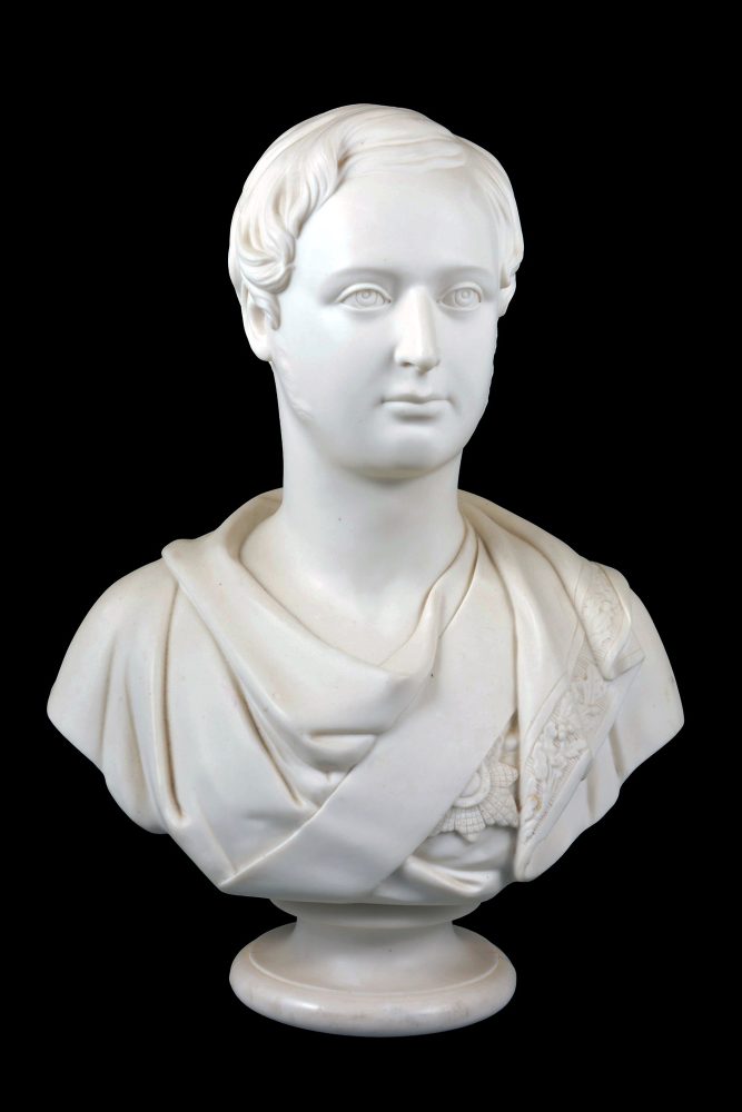 Minton 402 Parian Bust Of Prince Of Wales