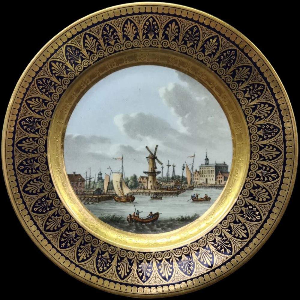 Sevres Plate From Service Des Vues Diverses – Delft