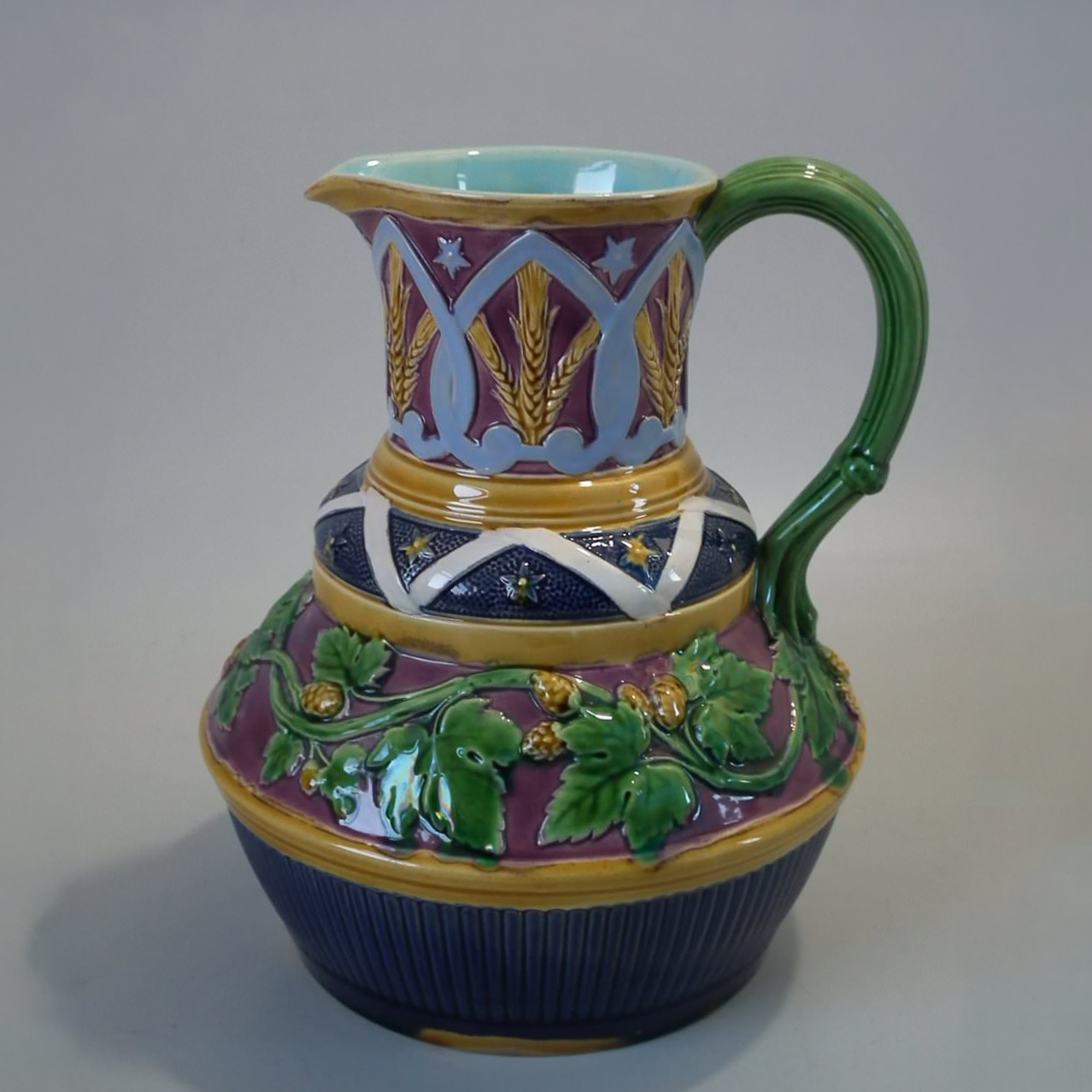 Minton 530 Majolica Jug