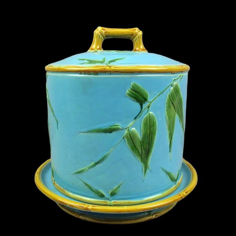 Minton 1481 Majolica Cheese Dome