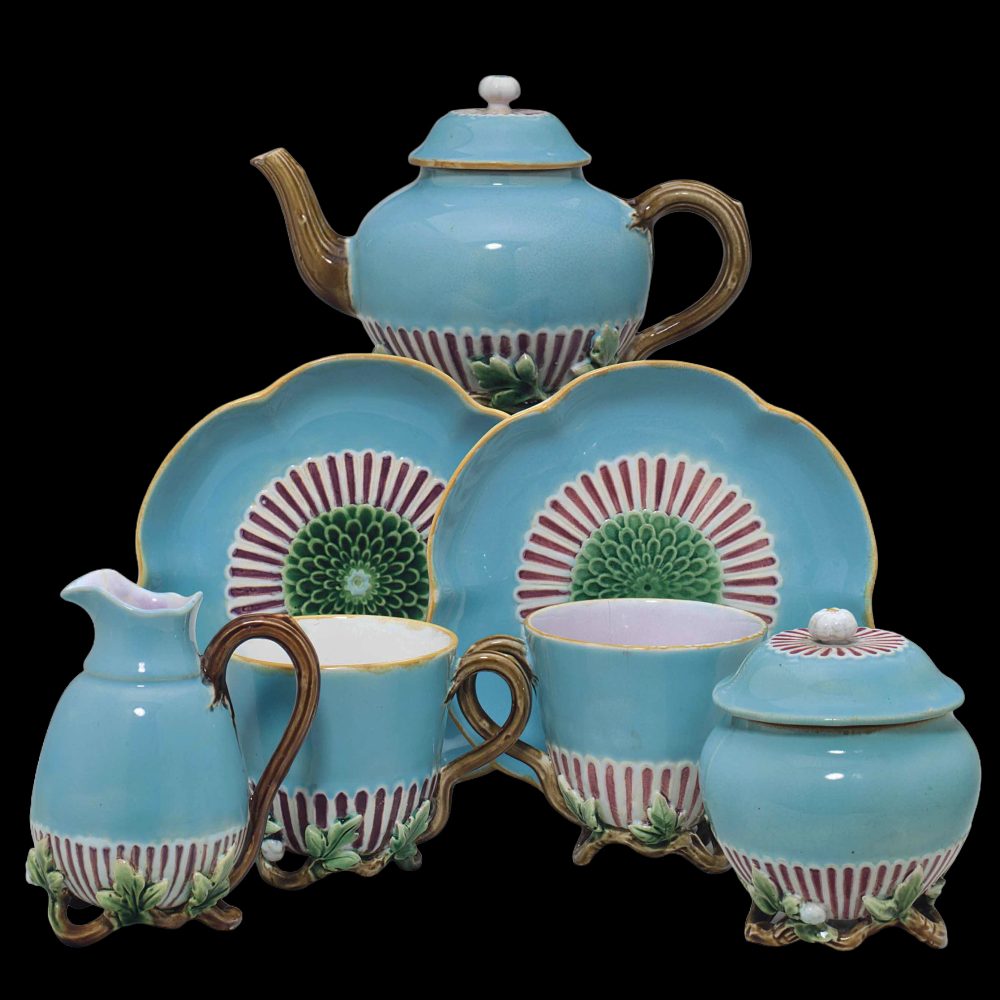 Minton 1005 Majolica Tea Service